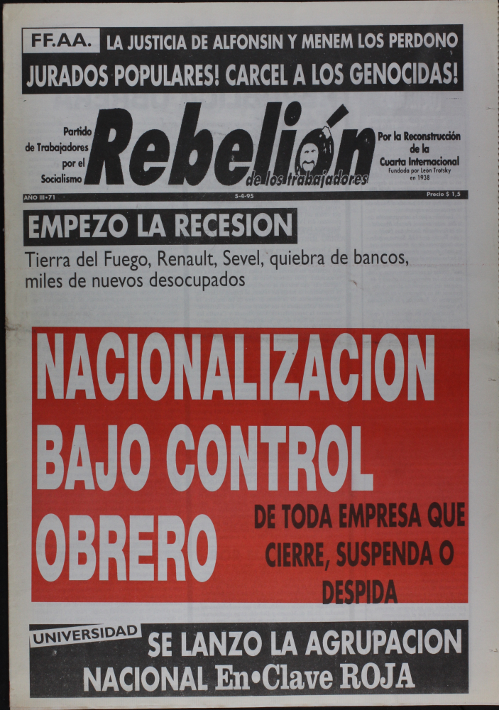 Rebelión de los Trabajadores N° 71