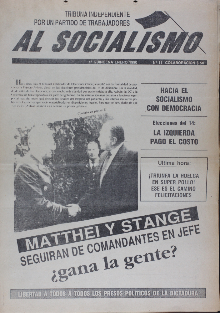 Al Socialismo Nro. 11
