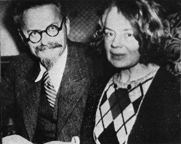 Con Natasha Sedova, 1932