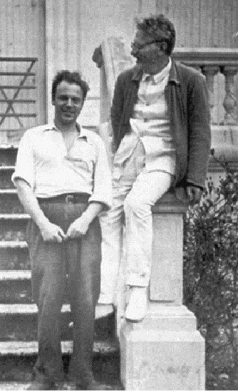 En Royan con León Sedov (a los 27 años), agosto de 1933