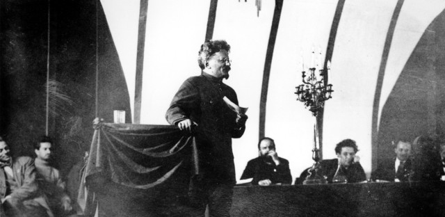 En una sesión de la III Internacional, Moscú, diciembre de 1921