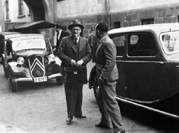 Con Erwin Wolf, 1936
