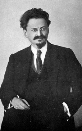 Trotsky en Nueva York, 1917