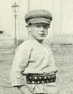 Serguei Sedov (cuarto hijo de Trotsky) a los 12 años, Moscú, 21 de septiembre de 1920