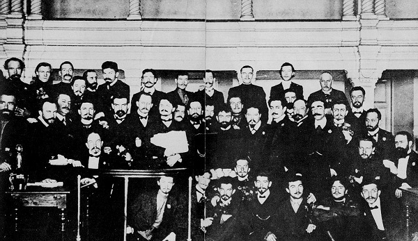 En el juicio posterior a la revolución (1906)