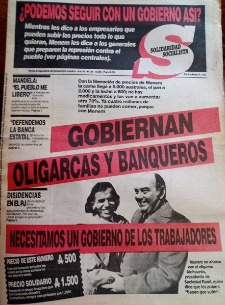 Solidaridad Socialista (1982-1989)