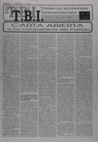 Boletín de la Tendencia Bolchevique Internacionalista-Fracción del MAS 