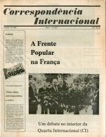 Correspondencia Internacional 13 (en portugués)